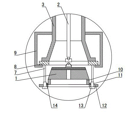 配水闸阀结构图 配水闸阀结构图